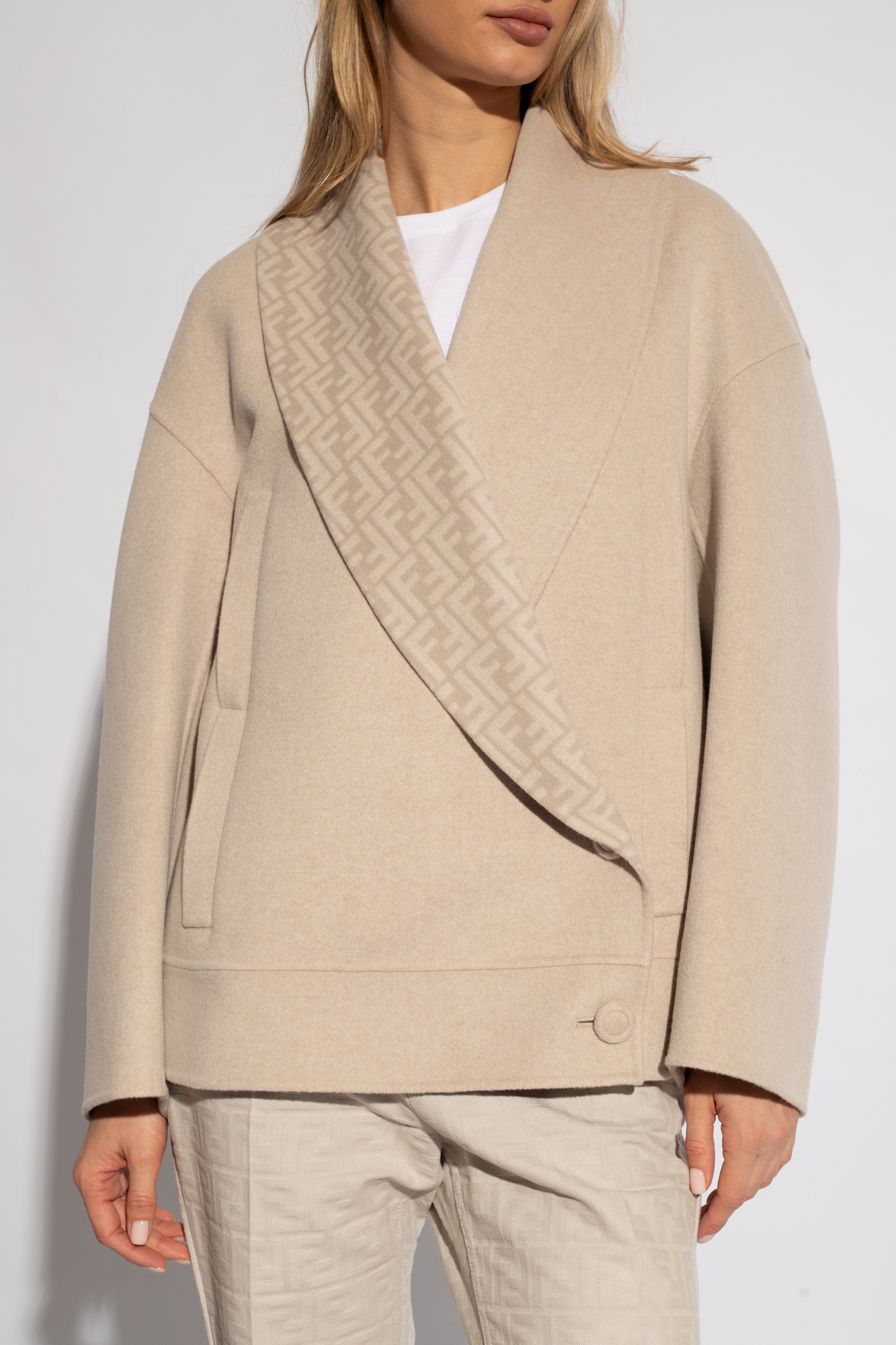 Fendi wool clearance jacket